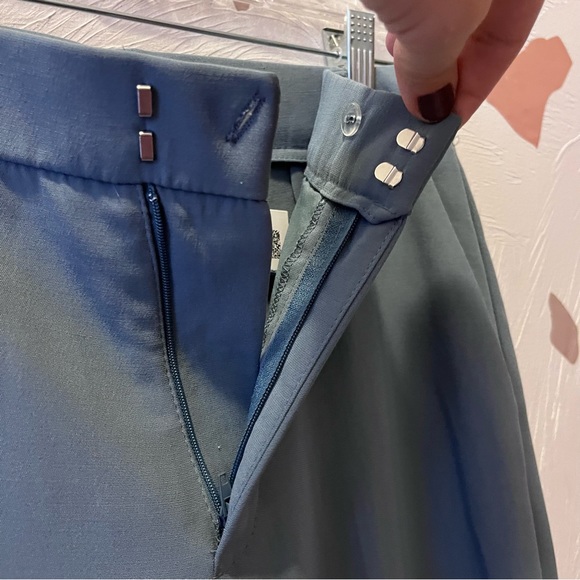 NWT Zara Menswear Style High Waisted Full Length Pleated Trouser Pants size S - Picture 8 of 12